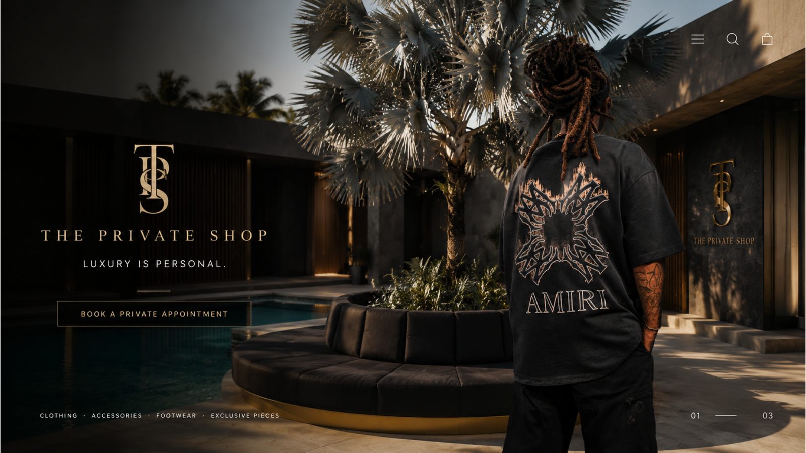 The Private Shop — Slide 1